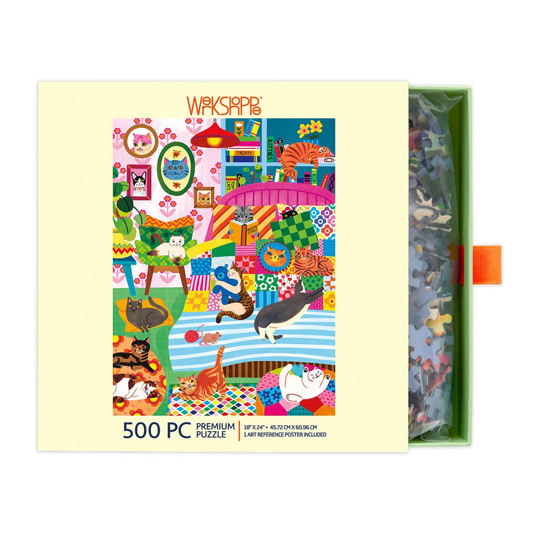 Cat Nap Stories 500 Piece Puzzle — alternate view 2