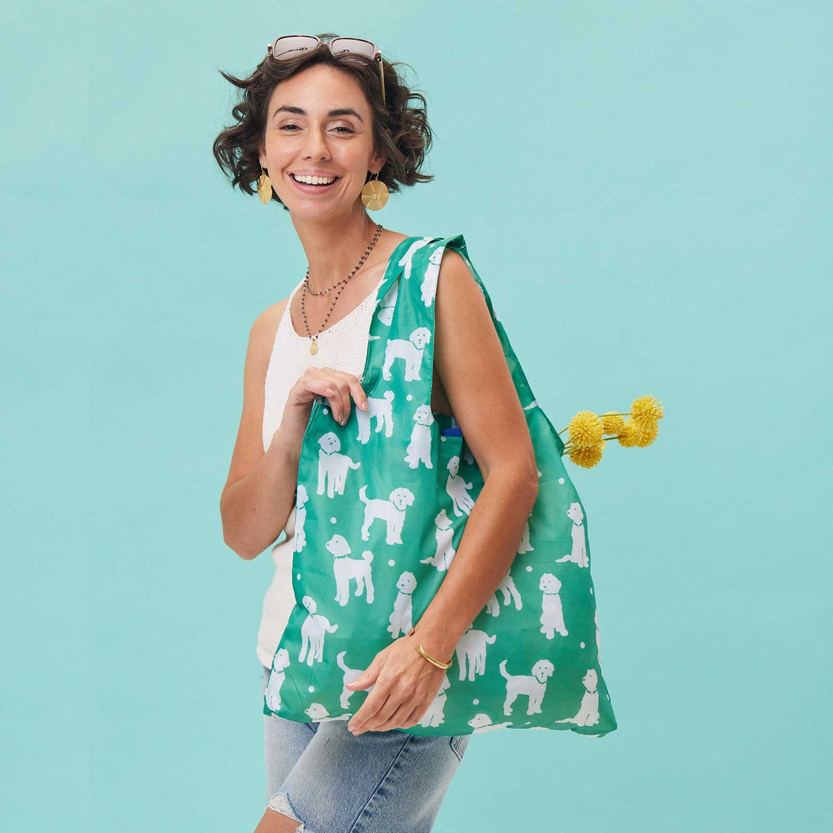 Marvin Blu Bag Reusable Shopper Tote