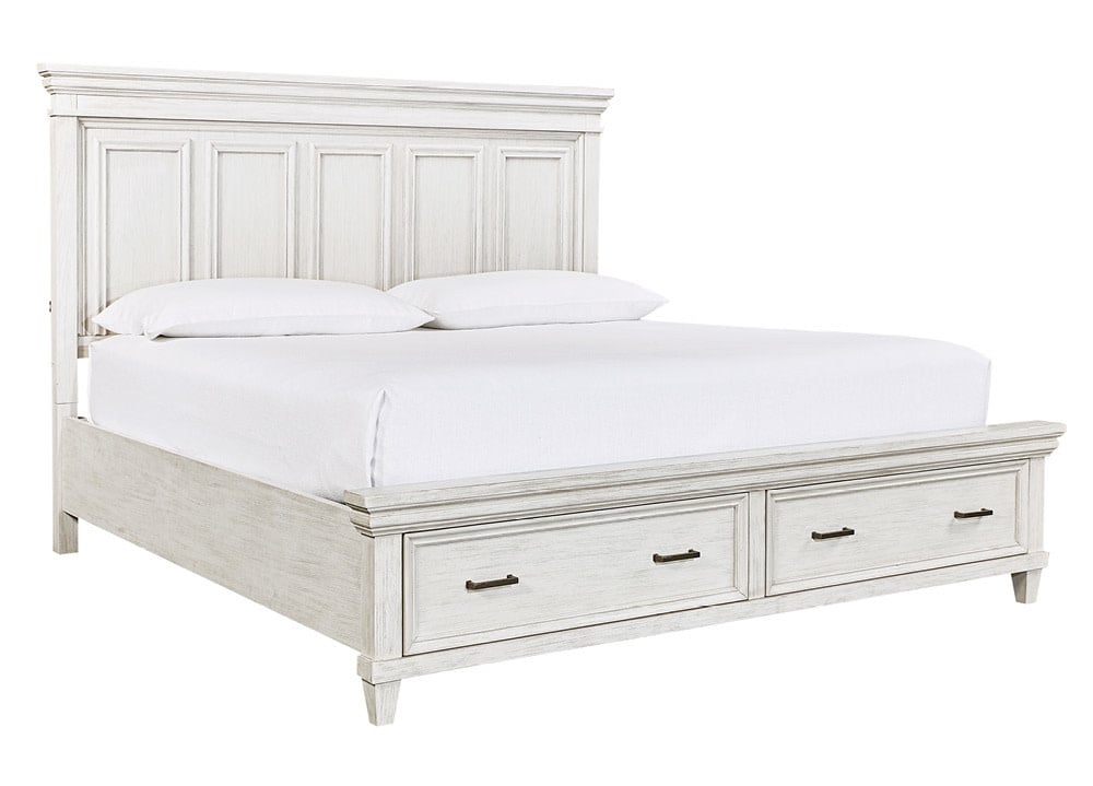Queen Caraway Panel Bed with Storage — alternate view 2