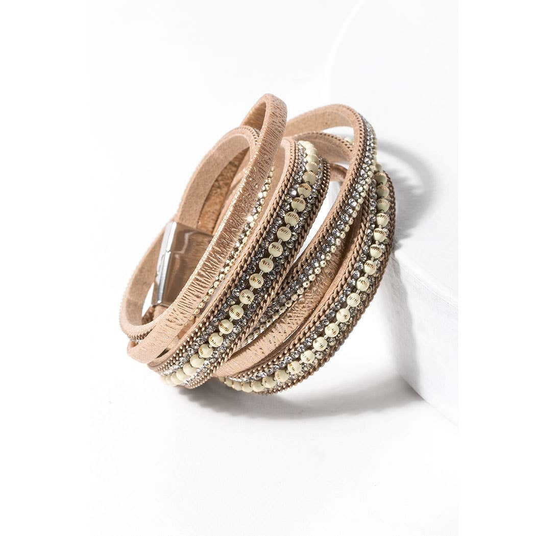Hilton Double Wrap Bracelet - Gold