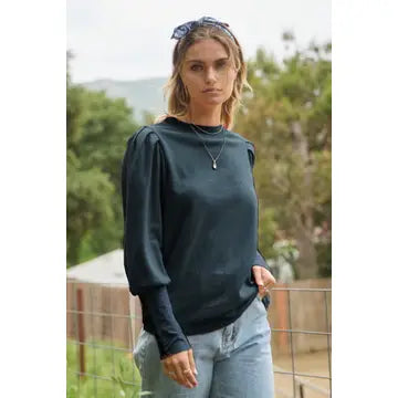 Acid Washed Baby Thermal Top