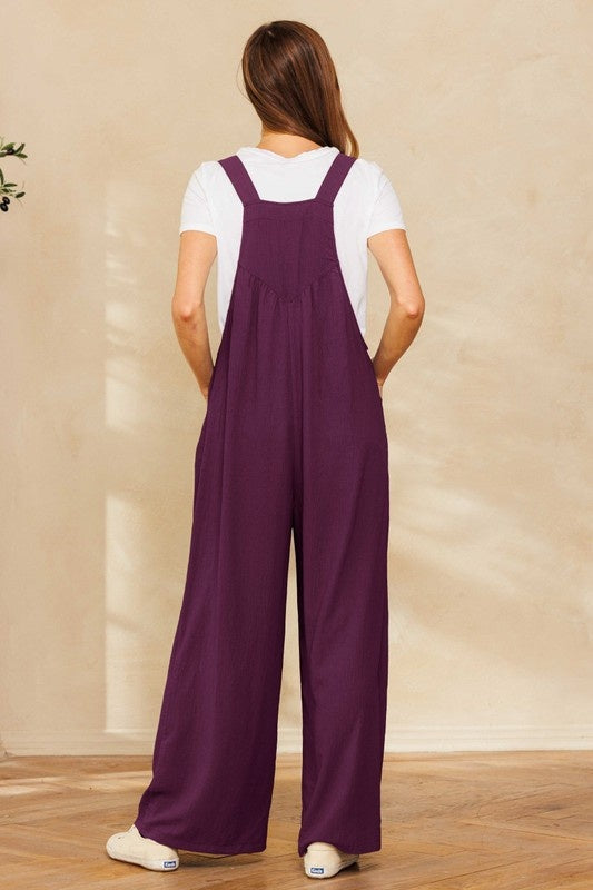 Solid Button Sling Jumpsuit — alternate view 2