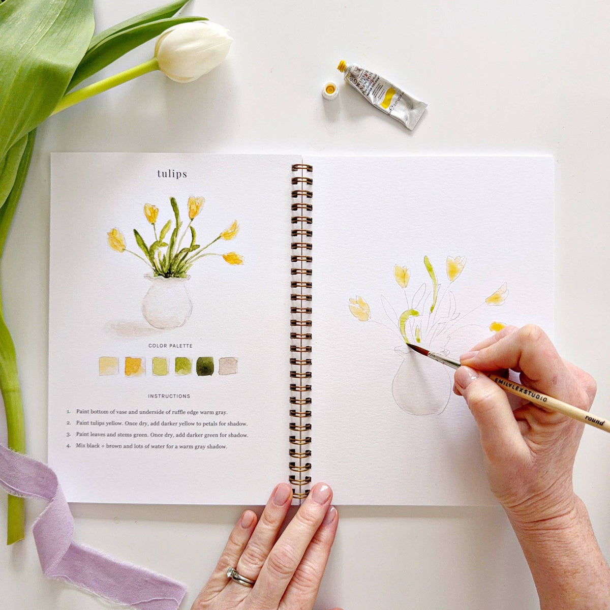 Spring Watercolor Workbook — alternate view 4