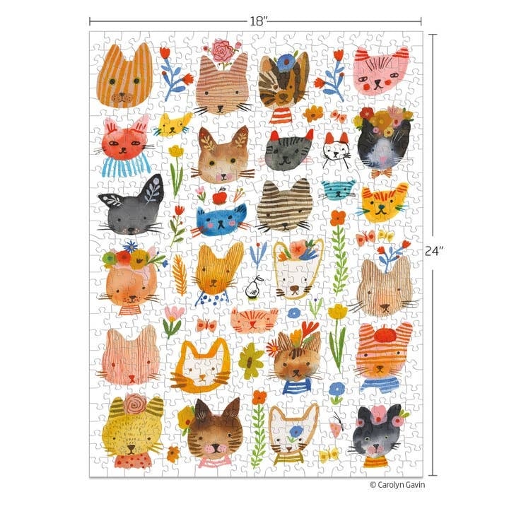 Kitty Parade 500 Piece Puzzle — alternate view 2