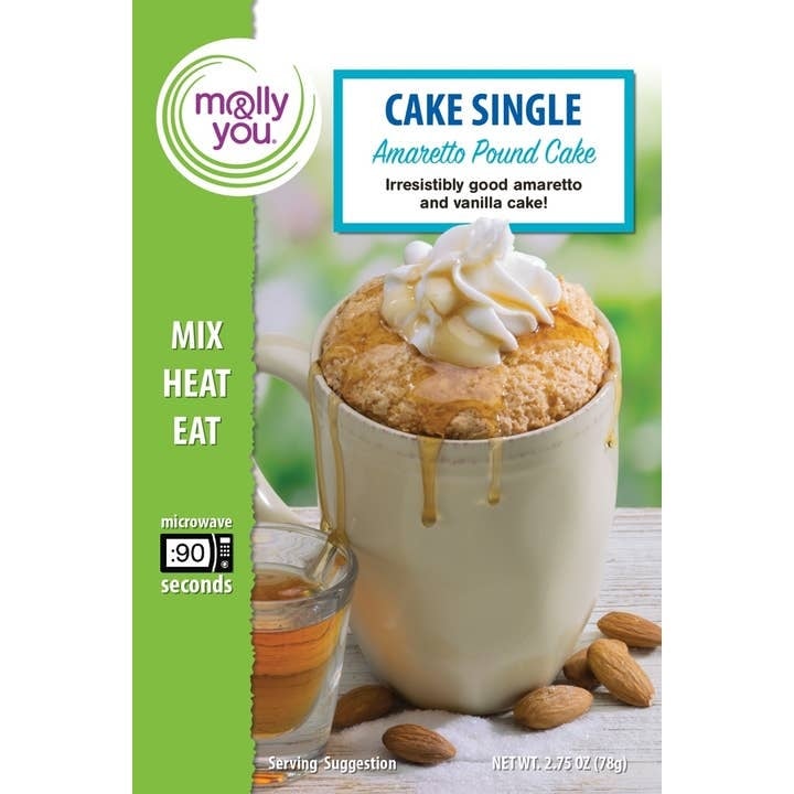 Amaretto Pound Cake Microwave Single — alternate view 2