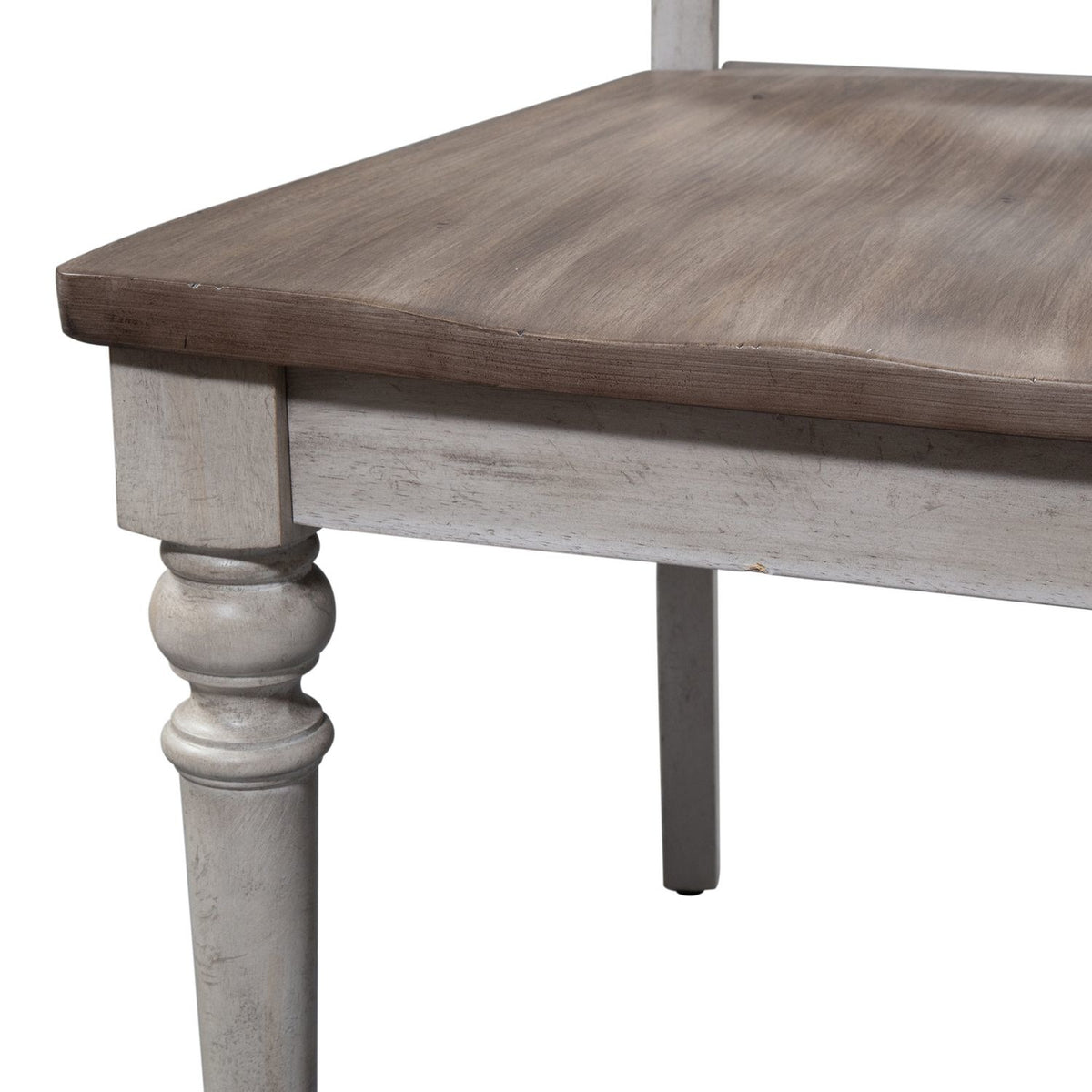Cottage Lane X Back Wood Seat Side Chair — alternate view 4