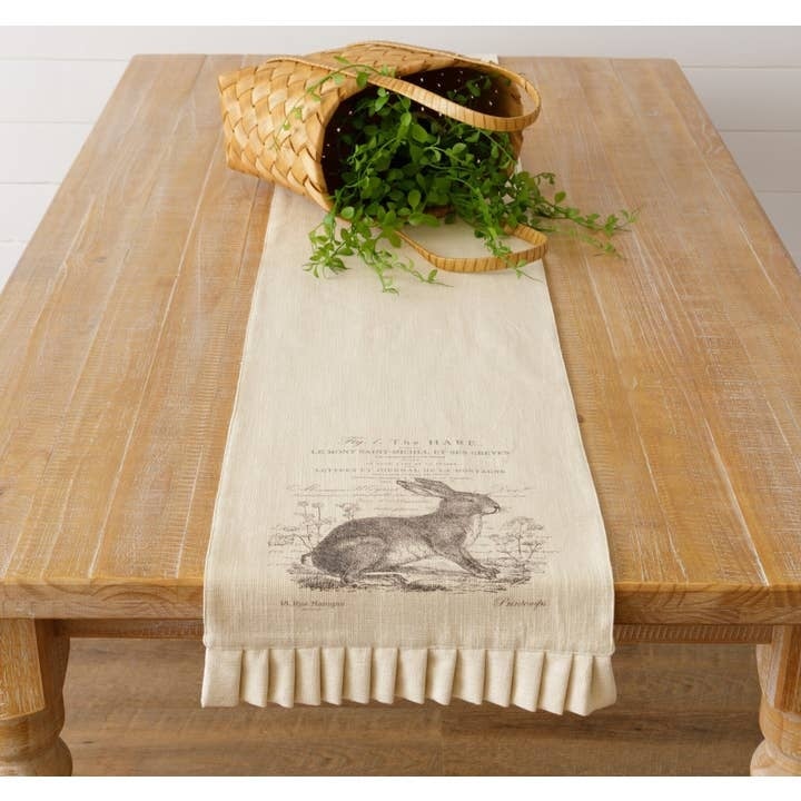 The Hare Reversible Table Runner