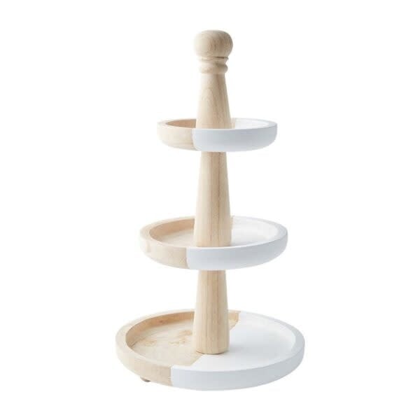 Paulownia Tiered Server — alternate view 3