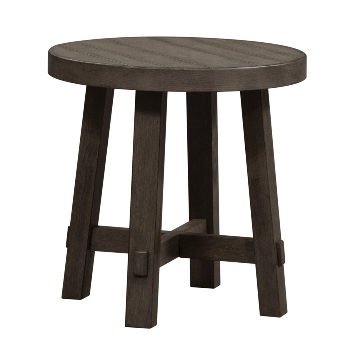 Splay Leg Round End Table — alternate view 2