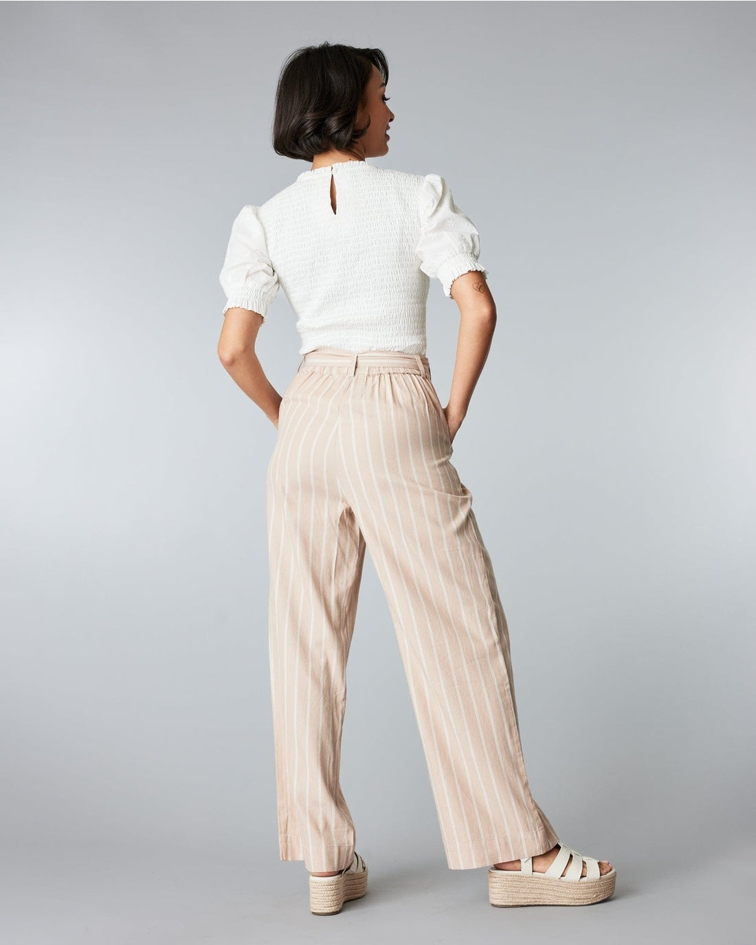 Skylar Trouser Warm Taupe — alternate view 2