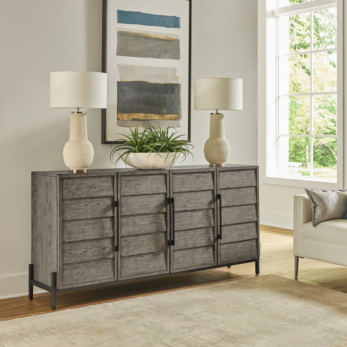 Pelicans Buff Accent Console — alternate view 2