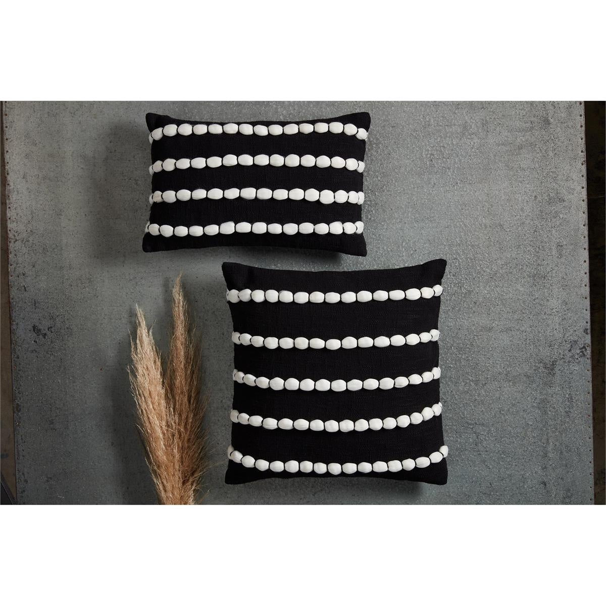 Pom Stripe Pillow — alternate view 2