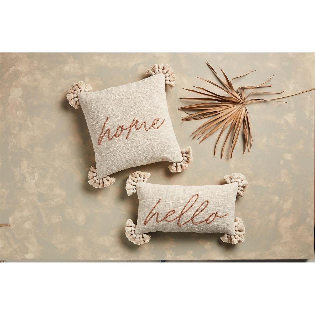 Home Embroidery Pillow — alternate view 2