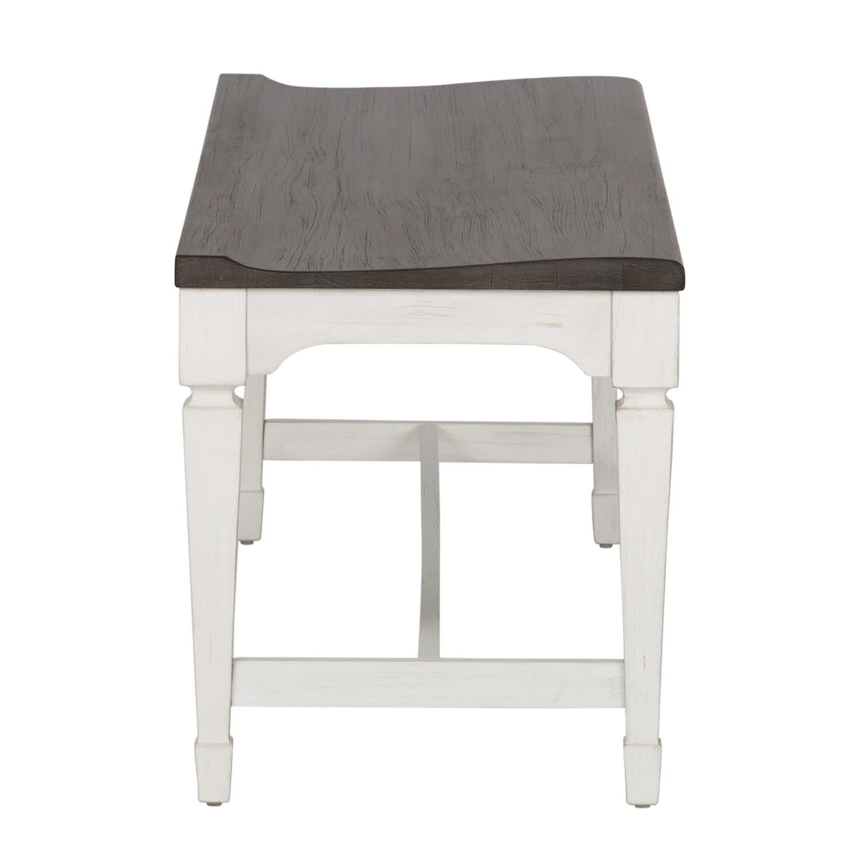 Allyson Park Wood Seat Bench — alternate view 2