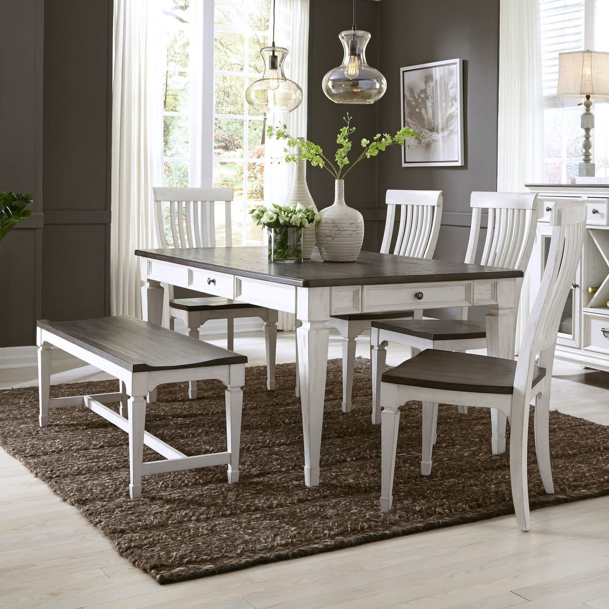 Allyson Park Slat Back Side Chair — alternate view 4