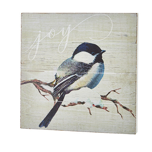 Chickadee Wood Wall Art