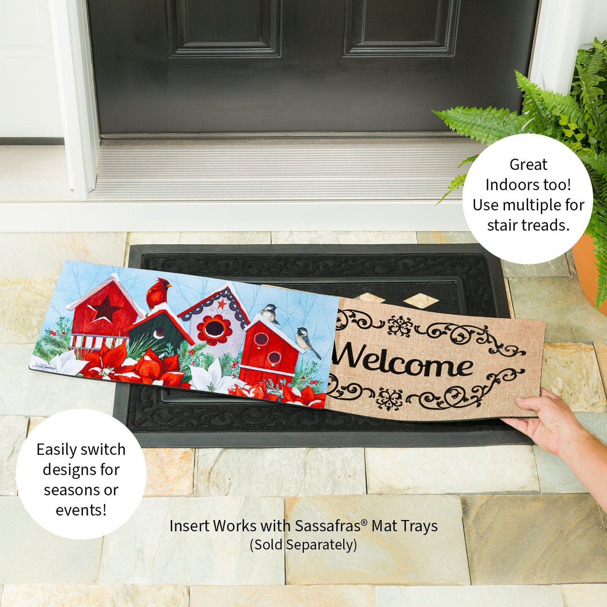 Snow Bird Houses Sassafras Switch Mat — alternate view 3
