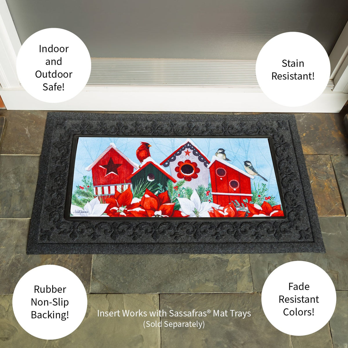 Snow Bird Houses Sassafras Switch Mat — alternate view 2