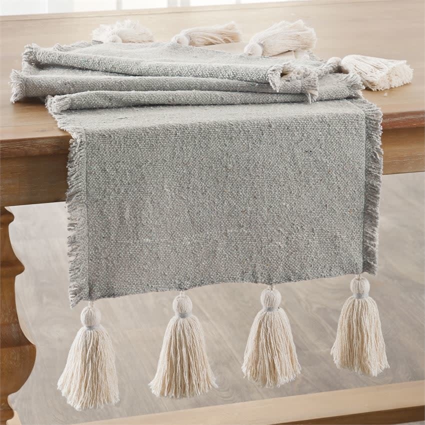 Gray Ponchaa Table Runner — alternate view 6
