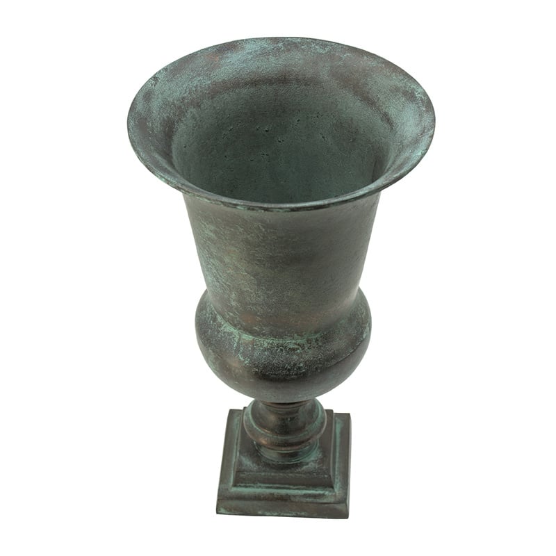 Patina Metal Vase — alternate view 3
