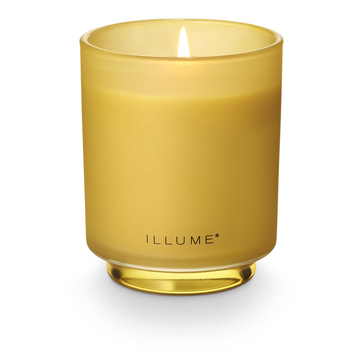 Rhubarb Honey Refillable Boxed Glass Candle — alternate view 3