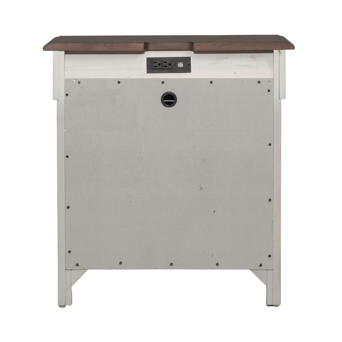 Ivy Hollow 3 Drawer Night Stand w/ Charging Station — alternate view 4