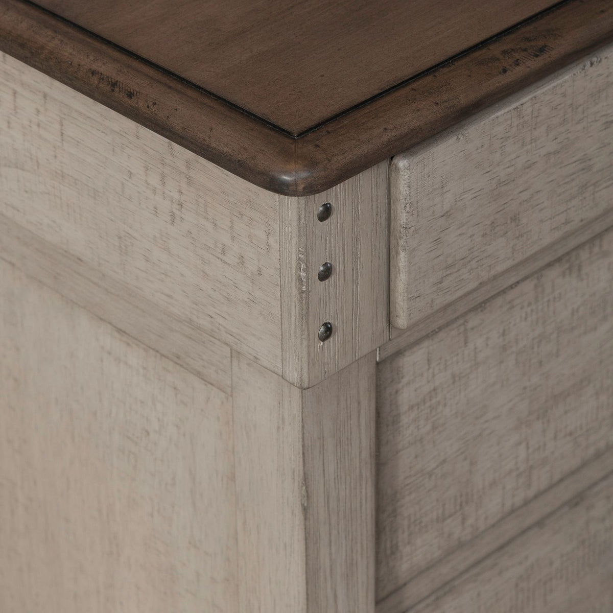 Ivy Hollow 3 Drawer Night Stand w/ Charging Station — alternate view 5