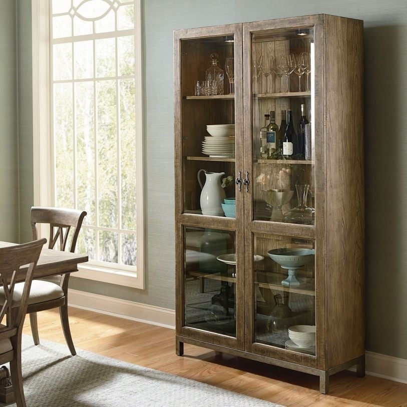 Woodridge Glass Door Wine Cabinet