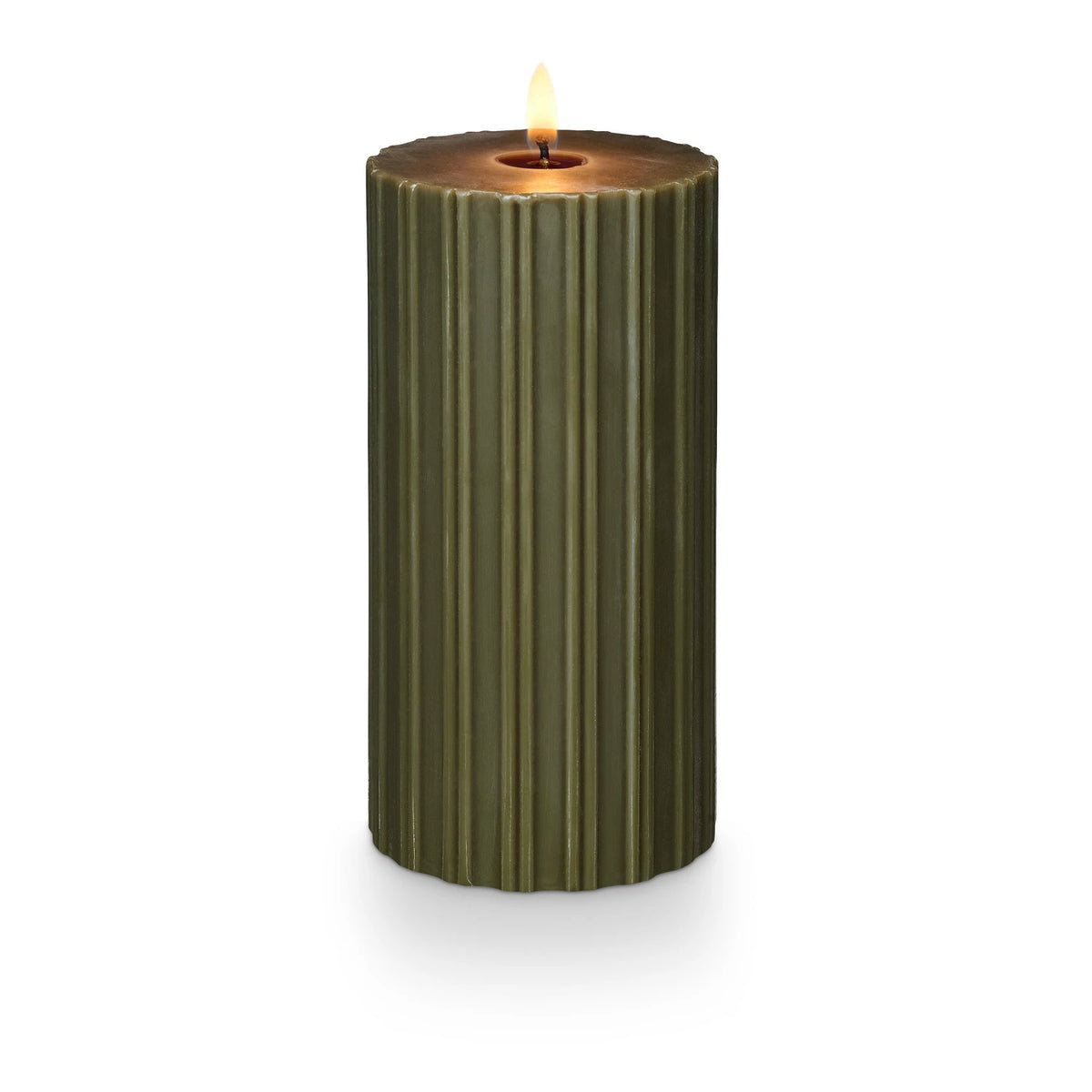 Balsam & Cedar Medium Fragranced Pillar Candle — alternate view 2