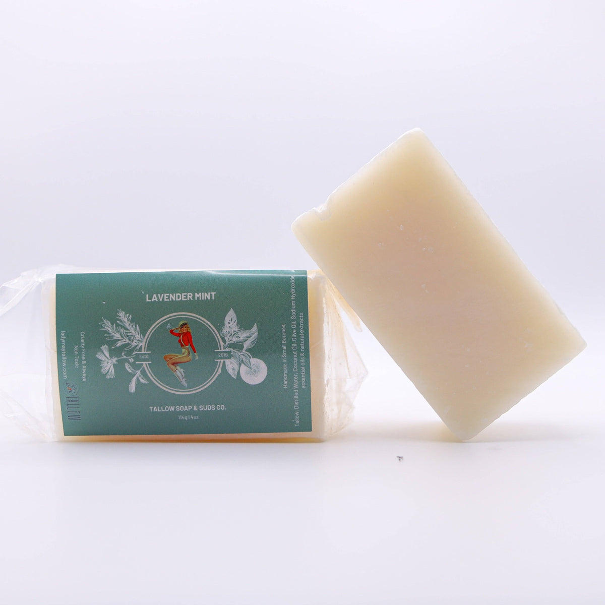 Lavender Mint All Natural Tallow Soap