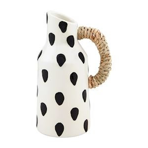 Black Patterned Bud Vase — alternate view 3