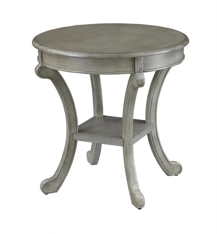 Cape Cod Grey Round Accent Table — alternate view 3