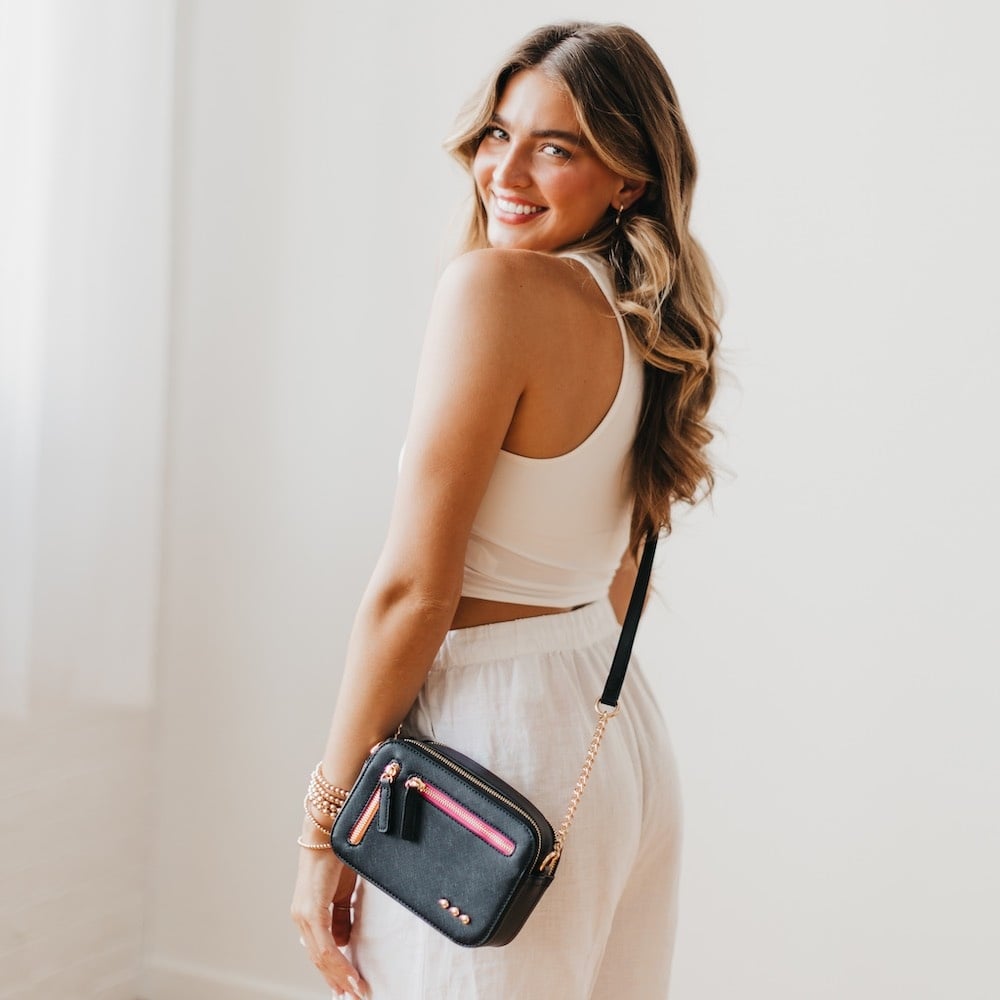 Clarity Crossbody Bag - Black — alternate view 2