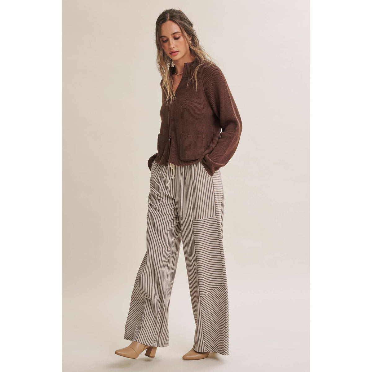 Striped Wide-Leg Pants — alternate view 14