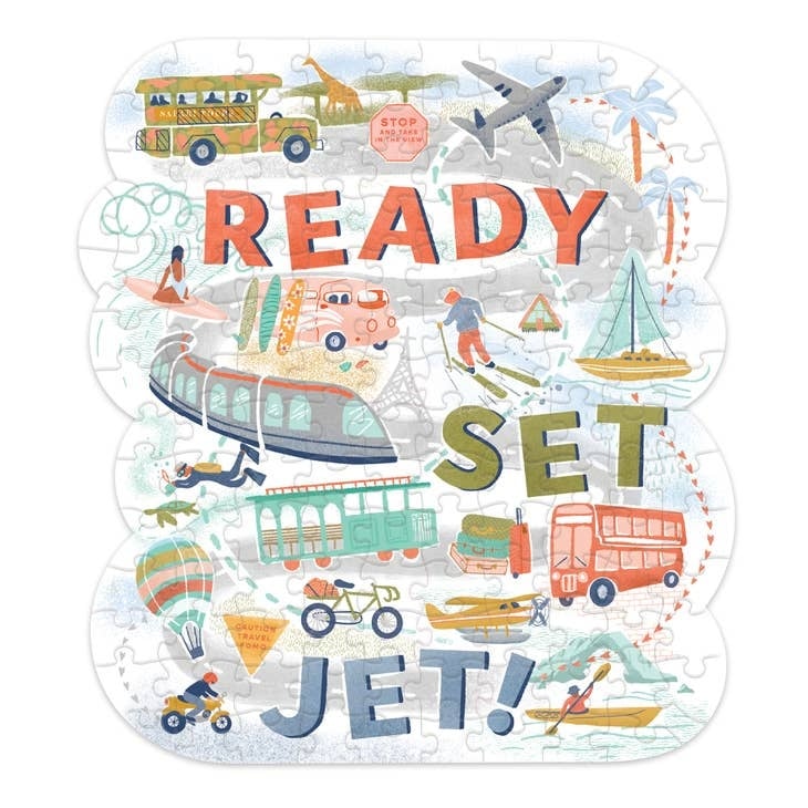 Mini Jigsaw Puzzle, Ready. Set. Jet! — alternate view 2