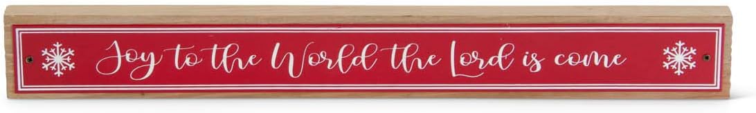 White & Red Enamel Holiday Message Signs — alternate view 7