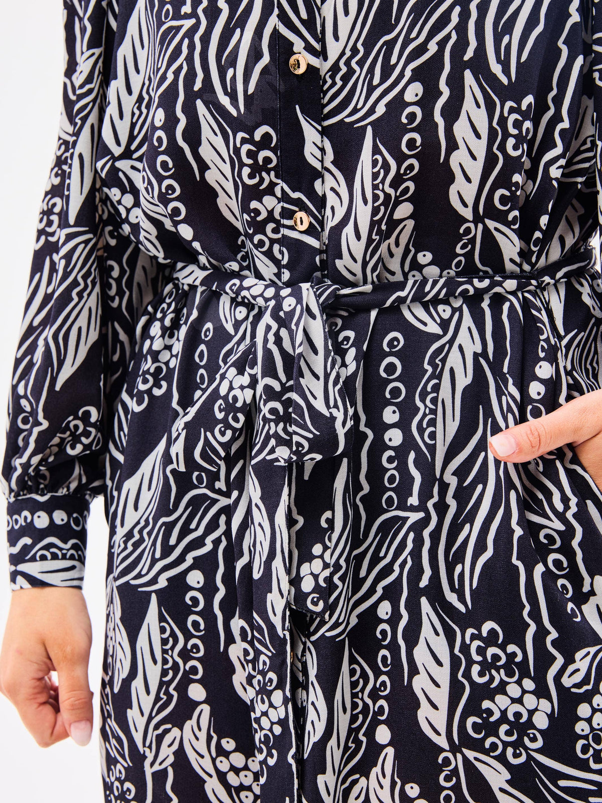 Ava Dress | After Midnight Black — alternate view 2