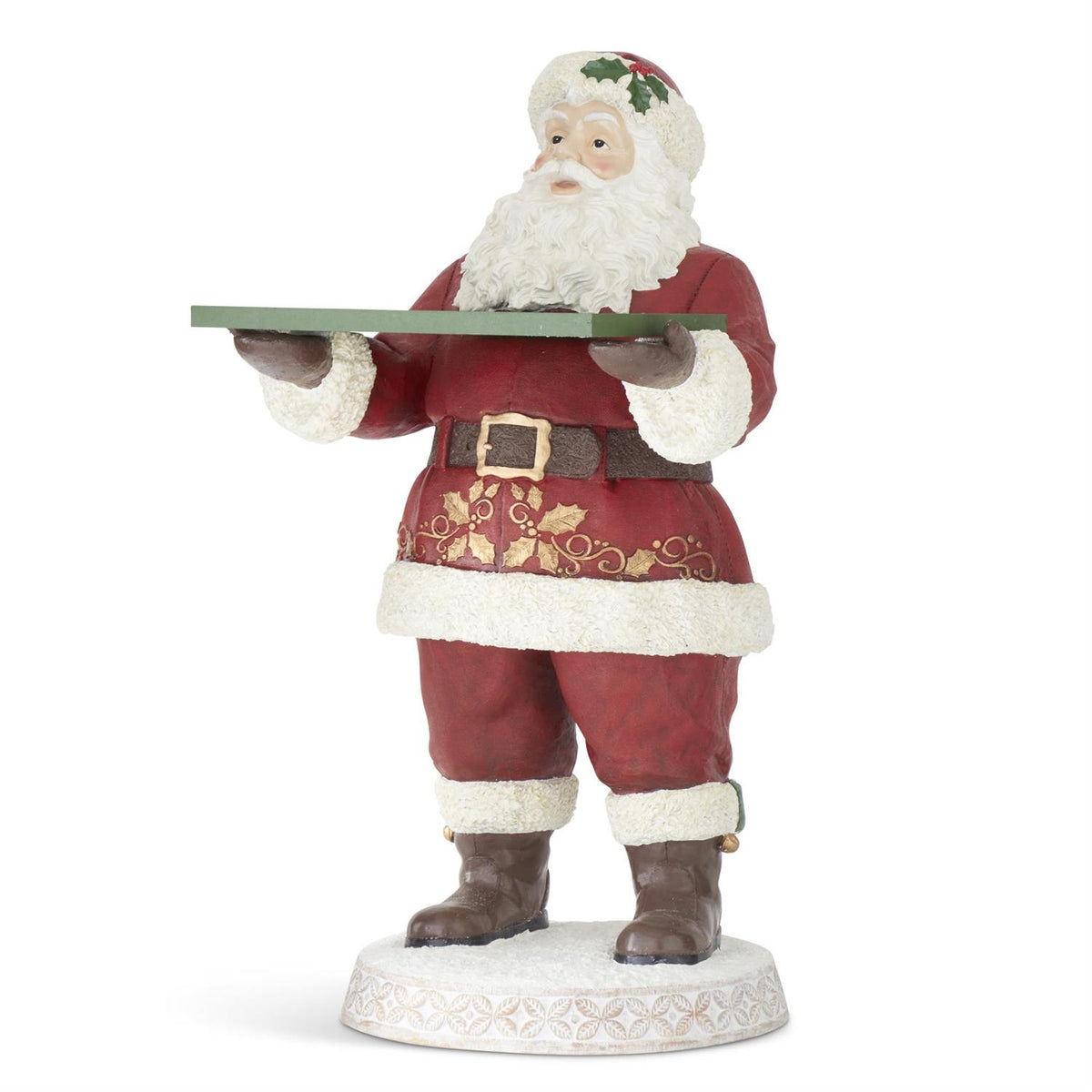 Resin Santa Holding Removable Serving Tray — alternate view 2