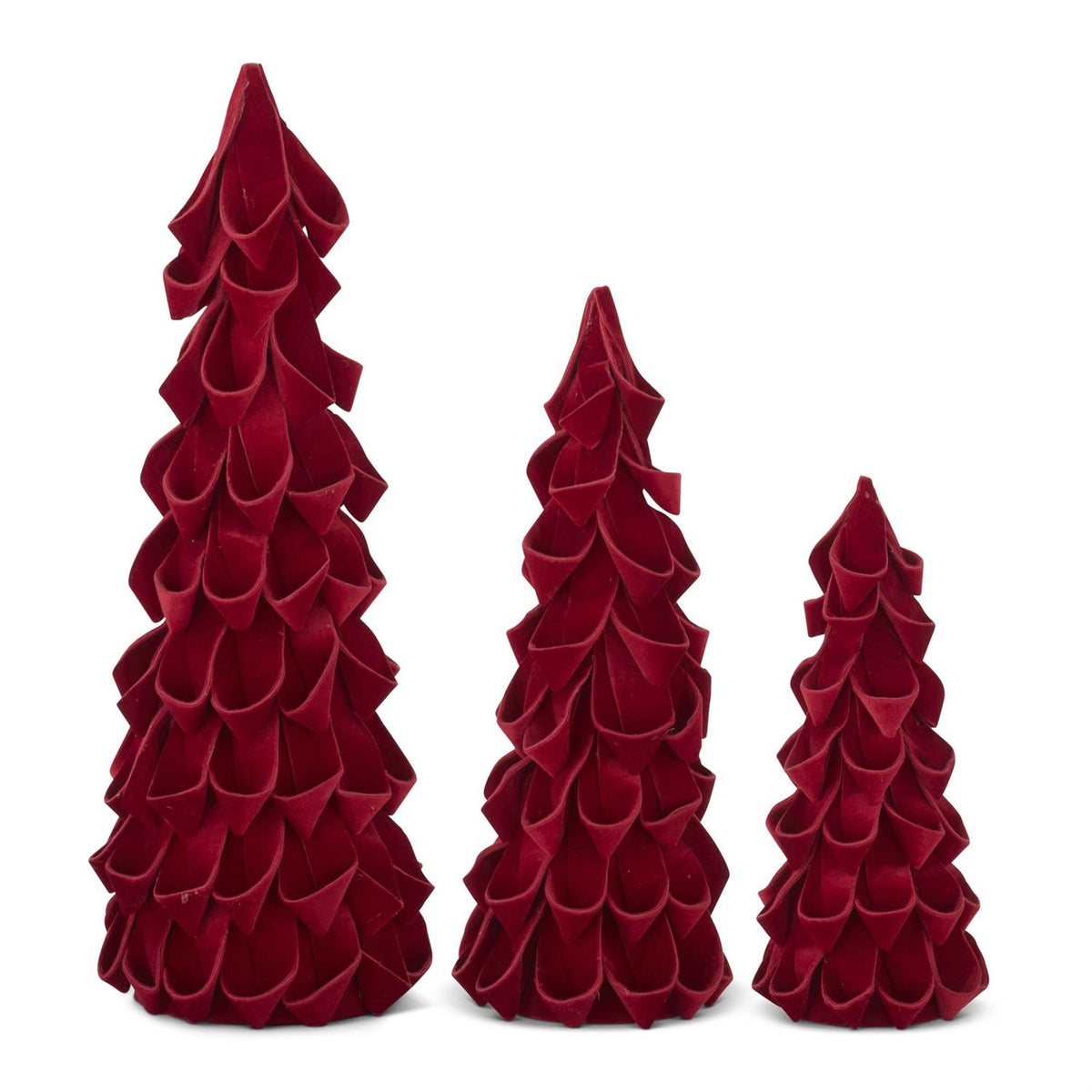 Red Velvet Ribbon Cone Tree – Miss Daisy's Home
