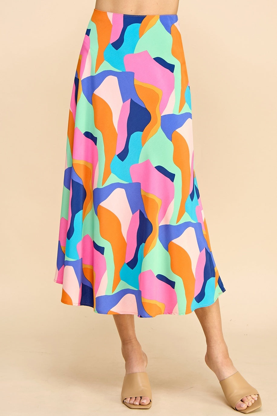 Abstract A Line Skirt Navy — alternate view 2