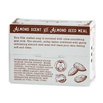 Almond Goat Milk 5oz Pressed Bar Soap — alternate view 3