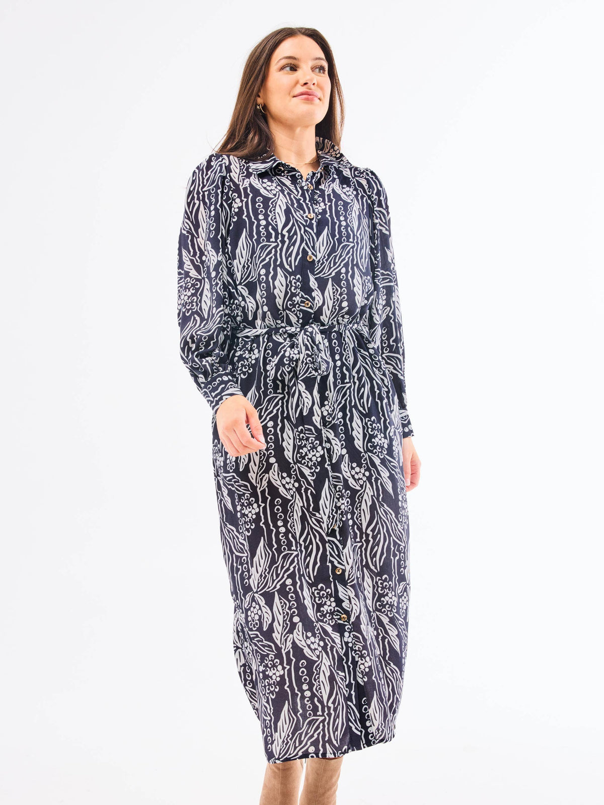 Ava Dress | After Midnight Black — alternate view 7