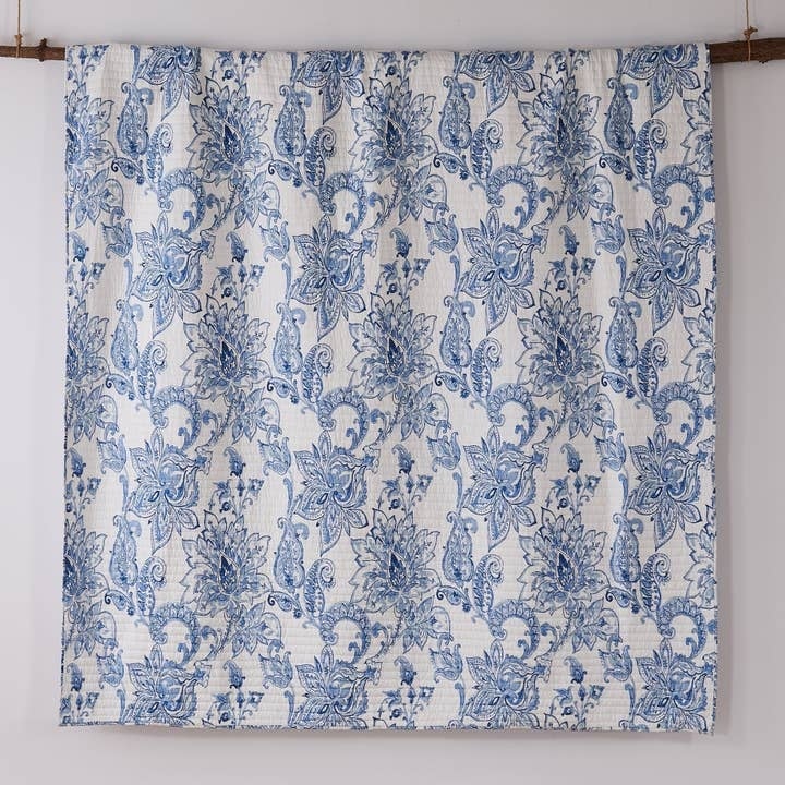 Bennett Blue  Quilt Set Full/Queen — alternate view 2