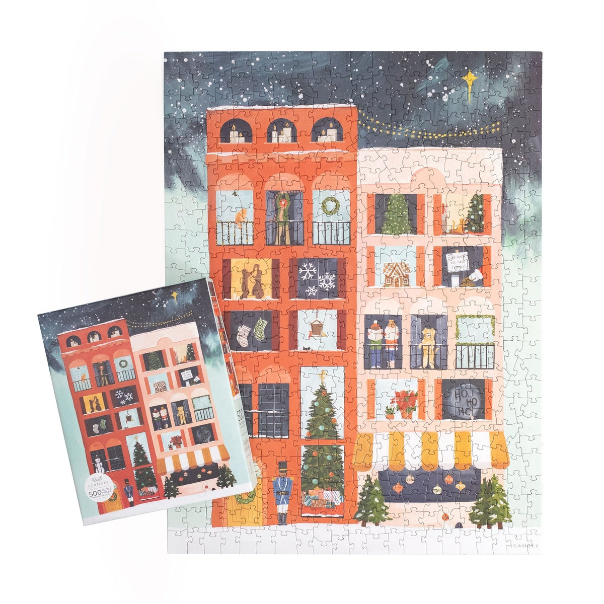 Christmas in the City - 500 Piece Jigsaw Puzzle — alternate view 3