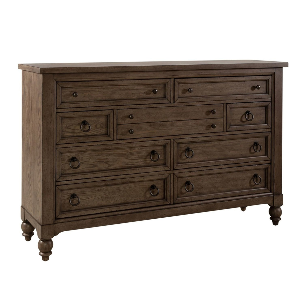 Americana Farmhouse 9 Drawer Dresser — alternate view 2