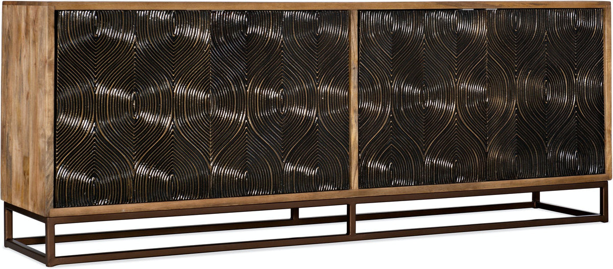 Swirl Door Entertainment Console — alternate view 2