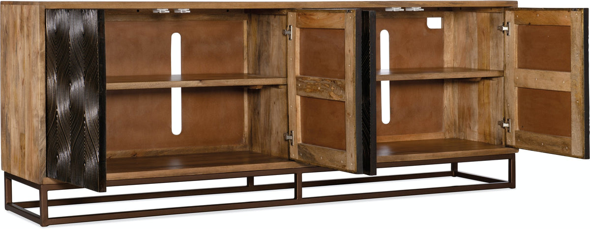 Swirl Door Entertainment Console — alternate view 3