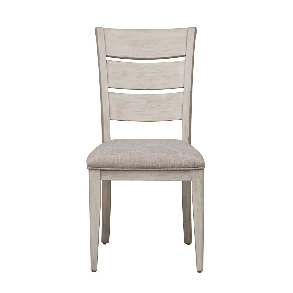 Farmhouse Reimagined Ladder Back Upholstered Side Chair — alternate view 2