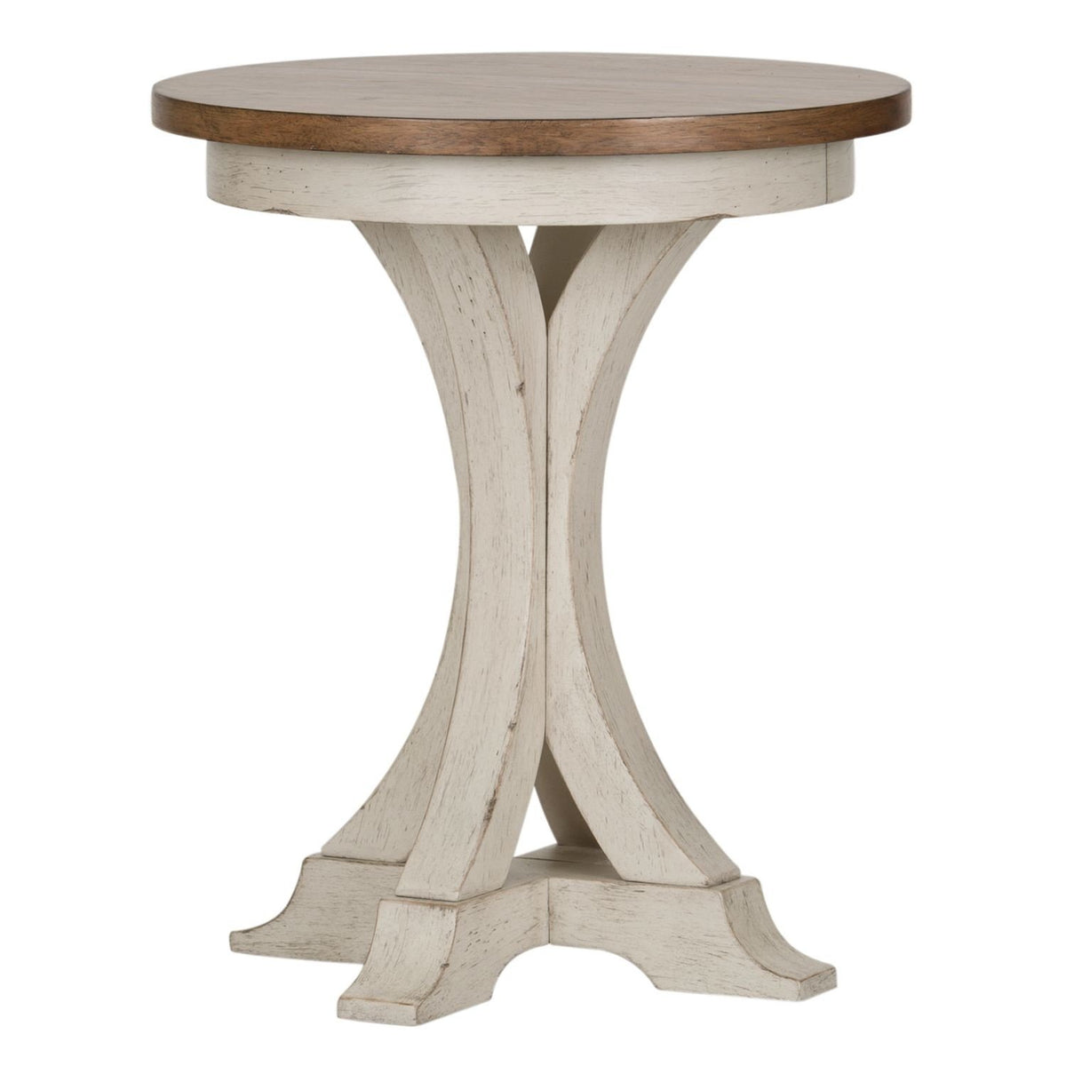 Farmhouse Reimagined Round Chair Side Table — alternate view 3