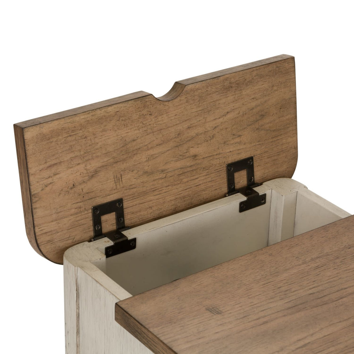 Door Chair Side Table With Charging Station — alternate view 4